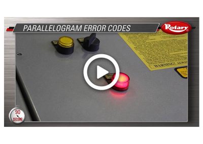 90 Know How – Parallelogram Error Codes